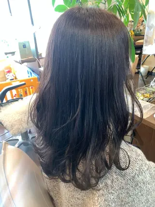 ロング カラー coupe ciseauxのヘアスタイル