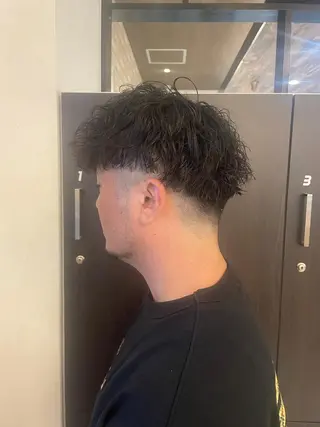 パーマ メンズ 中村 誠也のヘアスタイル