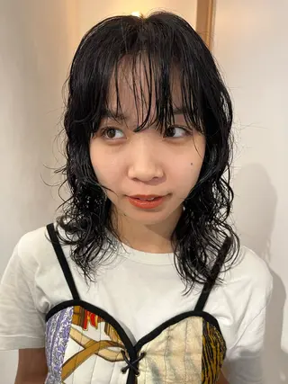 ミディアム 宮城 星のヘアスタイル