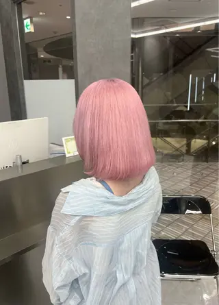 カラー 王道センターパート ⭐️AYAKA⭐️のヘアスタイル