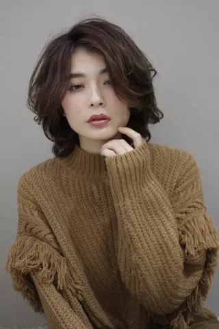 ショート パーマ 代表　土屋ヒロユキ ショートカットのヘアスタイル