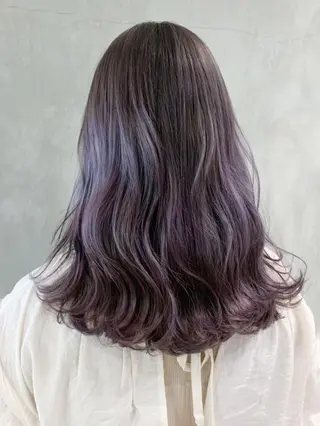 セミロング カラー パーマ ヘアアレンジ ITbyALBUM 中野店のヘアスタイル