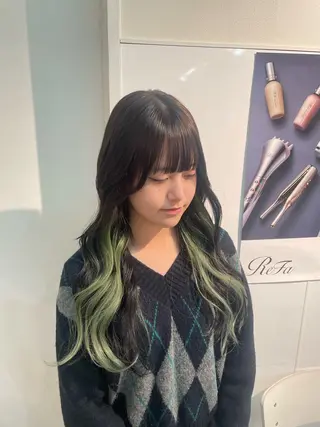 ロング 個性派✴︎ジャケ写 ネイル🦋mire-のネイルデザイン