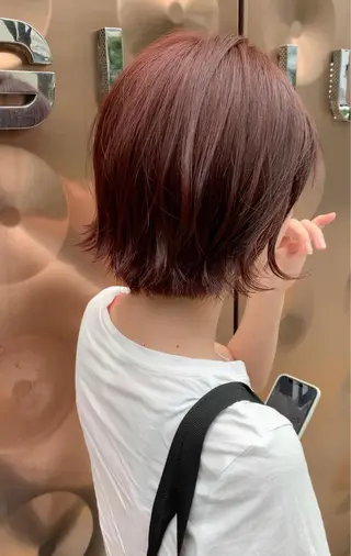 ショート カラー 安村 美奈のヘアスタイル
