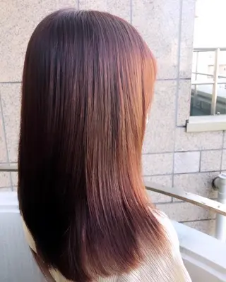 ミディアム カラーアンドケアリタ kitamuuuのヘアスタイル