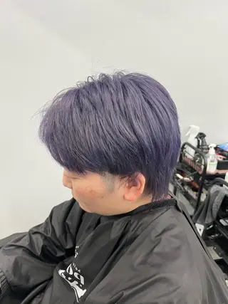カラー メンズ 寒色ブリーチ練習 モデル募集✨️NOAのヘアスタイル