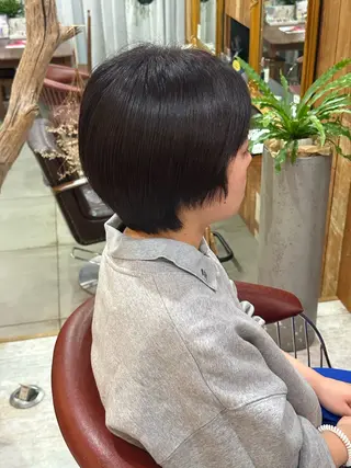 ショート カラー 山之内匠/艶カラー/ ハイトーン/ブリーチのヘアスタイル