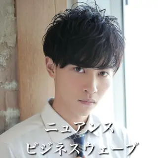 パーマ メンズ Soleria 田中慎一のヘアスタイル