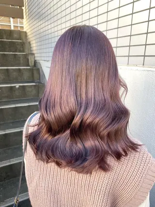 セミロング カラー 🔷横浜1のパーマ 職人🔷将太郎のヘアスタイル