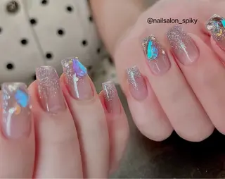 ネイル Spiky とうげ ふうかのネイルデザイン