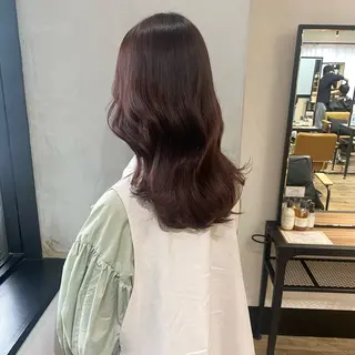 ロング カラー otoha✳︎ くすみ艶カラーのヘアスタイル