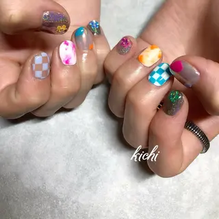 ネイル kichi･: *のネイルデザイン