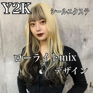 ロング カラー SHURI❤️🔥 中/韓mix ♡のヘアスタイル