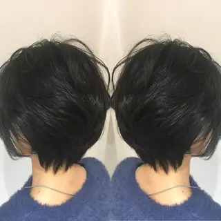 ショート 中間 将人のヘアスタイル