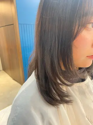 ミディアム 🦄艶髪育毛🌟毛髪 診断/セット/駒井のヘアスタイル