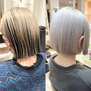 ショート カラー 🌈派手髪ハイトーン 🌈鈴木亮太🌈のヘアスタイル