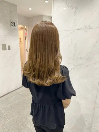 ロング カラー 古田 昂也のヘアスタイル