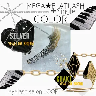 カラー メンズ マツエク・マツパ eyelash salonLoopꨄのマツエク・マツパデザイン