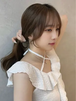 カラー 🤍るい🤍ブリーチ モデル募集中🪽🫧のヘアスタイル
