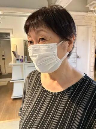 ショート 京谷 宥のヘアスタイル