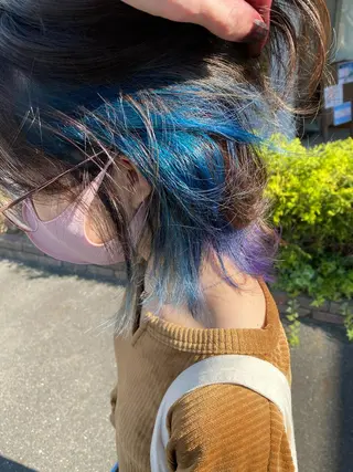 カラー SALOWIN栄 高須大貴のヘアスタイル
