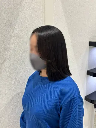 ミディアム カラー/ツヤ髪/ ヘッドスパ/りおんのヘアスタイル