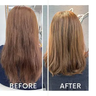 ミディアム Noyヨシモト ヒロトのヘアスタイル