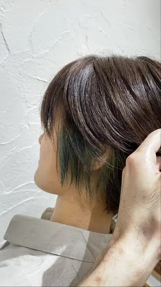 ショート カラー 堀 大輔のヘアスタイル