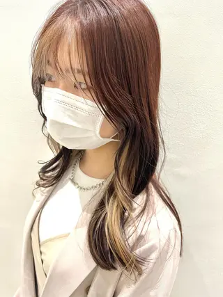 ロング カラー i sのヘアスタイル