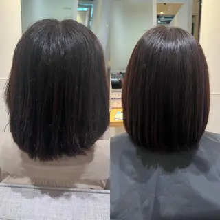 ミディアム マンツーマン 縮毛矯正/マユコのヘアスタイル