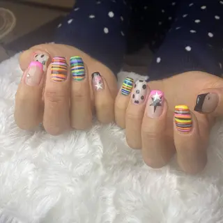 ショート coconoix 🍊mizukiのネイルデザイン