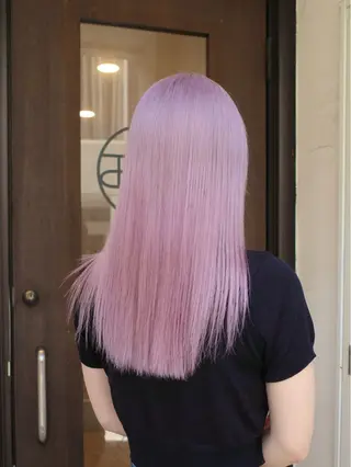 ロング カラー 🔷ダブルカラーハイ トーン🔷櫻井走のヘアスタイル