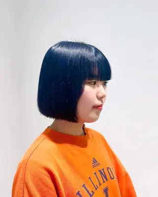 カラー ヘアセット/ミニボブ /レイヤー 山田寛菜のヘアスタイル