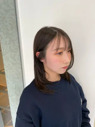 ミディアム カラー ✨似合わせ特化美容師 WILL上村 拳吾のヘアスタイル