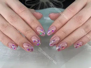 ネイル 神田 ココナッツのネイルデザイン