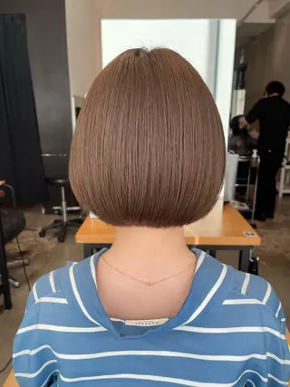 ミディアム 平栗 篤のヘアスタイル