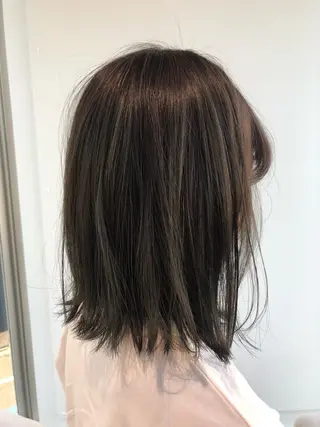 ミディアム カラー レイヤーカット✂️ 横浜No1♡下鳥翔子のヘアスタイル