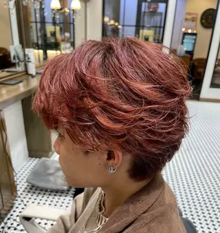 ミディアム カラー メンズヘア特化 Soraのヘアスタイル