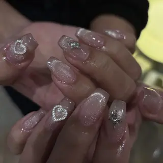 ネイル 韓国ワンホンネイル 🐈‍⬛natsuのネイルデザイン