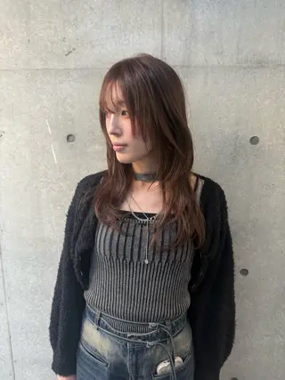 ロング カラー 誰より丁寧なカット/ 小林輝/レイヤーのヘアスタイル