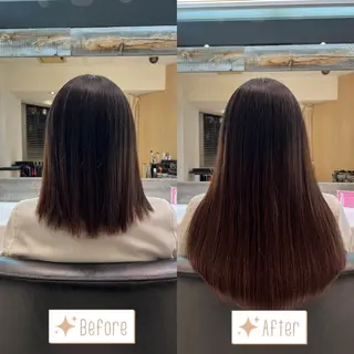 ミディアム 🤎艶感ベージュ/ ミルクティー🤎のヘアスタイル