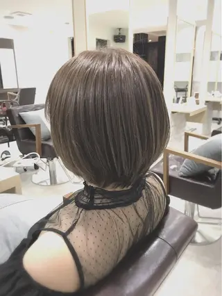 ショート カラー マンツーマン/透明感 foi hairのヘアスタイル