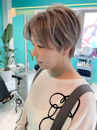 ショート カラー 🫧ショート/ボブ 池袋西口・泡渕✂️のヘアスタイル