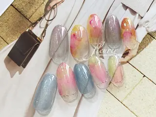 ネイル フルリール 【プライベートサロンのネイルデザイン