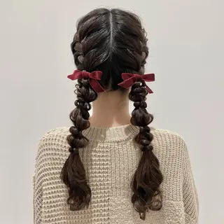 ヘアアレンジ ベージュ/アレンジ /横浜/杉本千夏のヘアスタイル