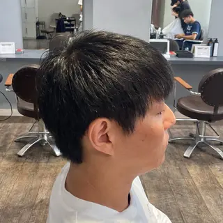 ショート メンズ 大阪/メンズパーマ /海外風/江﨑翔のヘアスタイル
