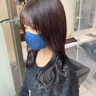 ロング カラー *モデル募集🤍横浜 透明感カラー🫧のヘアスタイル