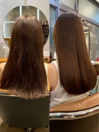 ロング 似合わせ透明感カラー ／emiのヘアスタイル