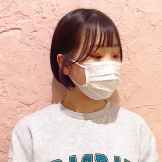 ショート ショート/ボブ/ 透明感カラー/ほのかのヘアスタイル