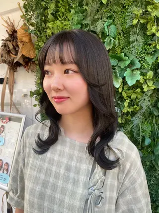 ロング カラー 透明感カラー/韓国 ヘア🩶yuri🩵のヘアスタイル